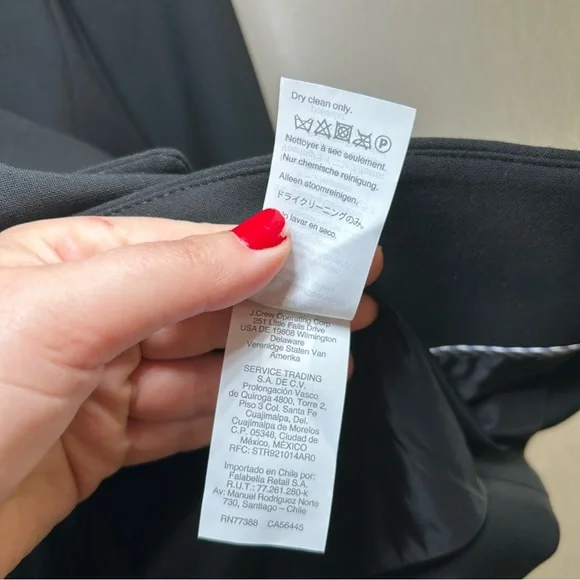NWT J. Crew Black Women's Blazer Tall Regent blazer in four-season stretch - Picture 5 of 6